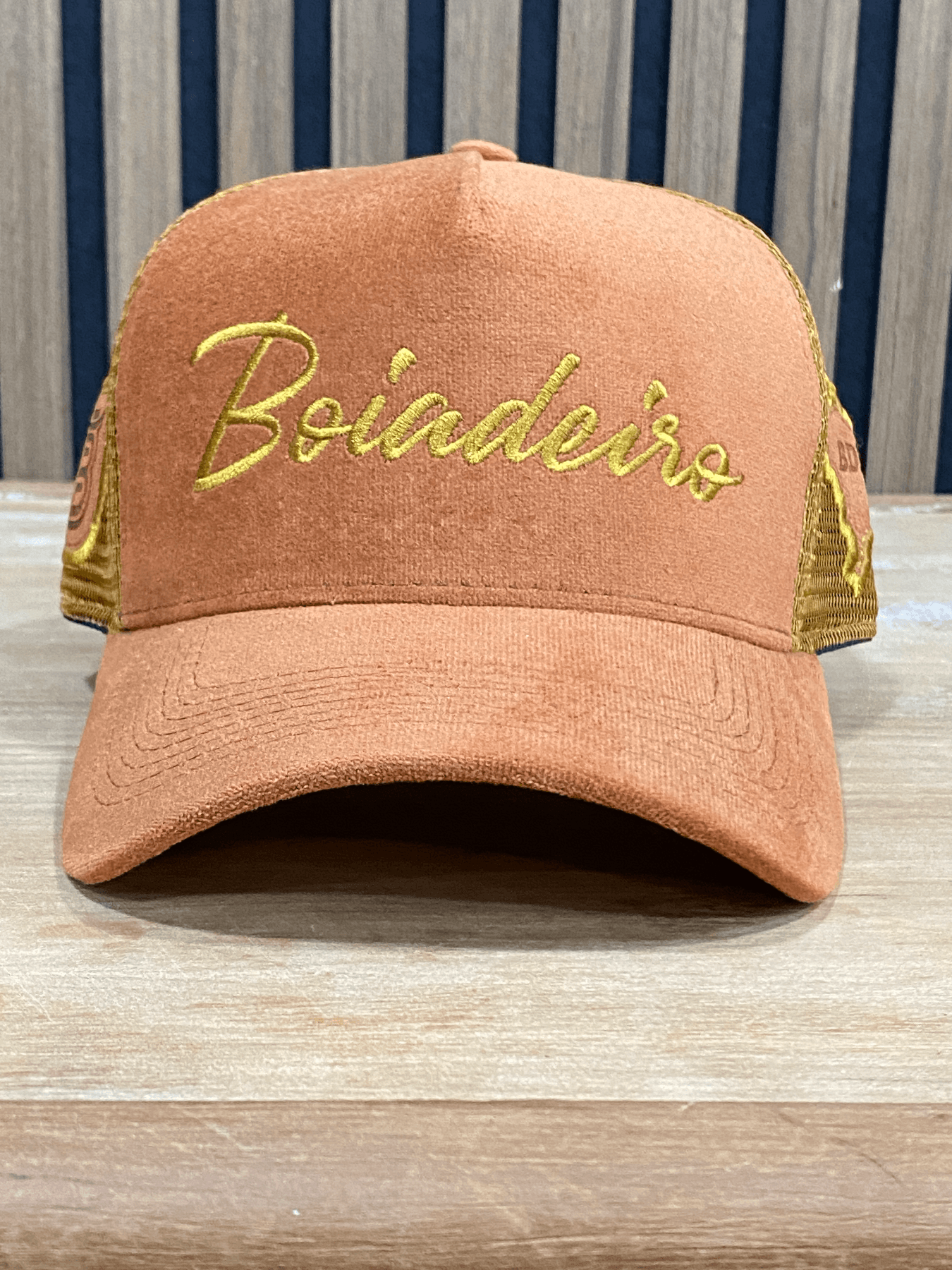 Boné Boiadero, cor de abóbora
